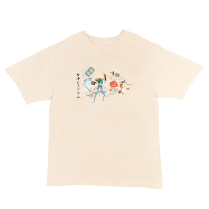 東京と香港の夜 T-shirt [Beige]