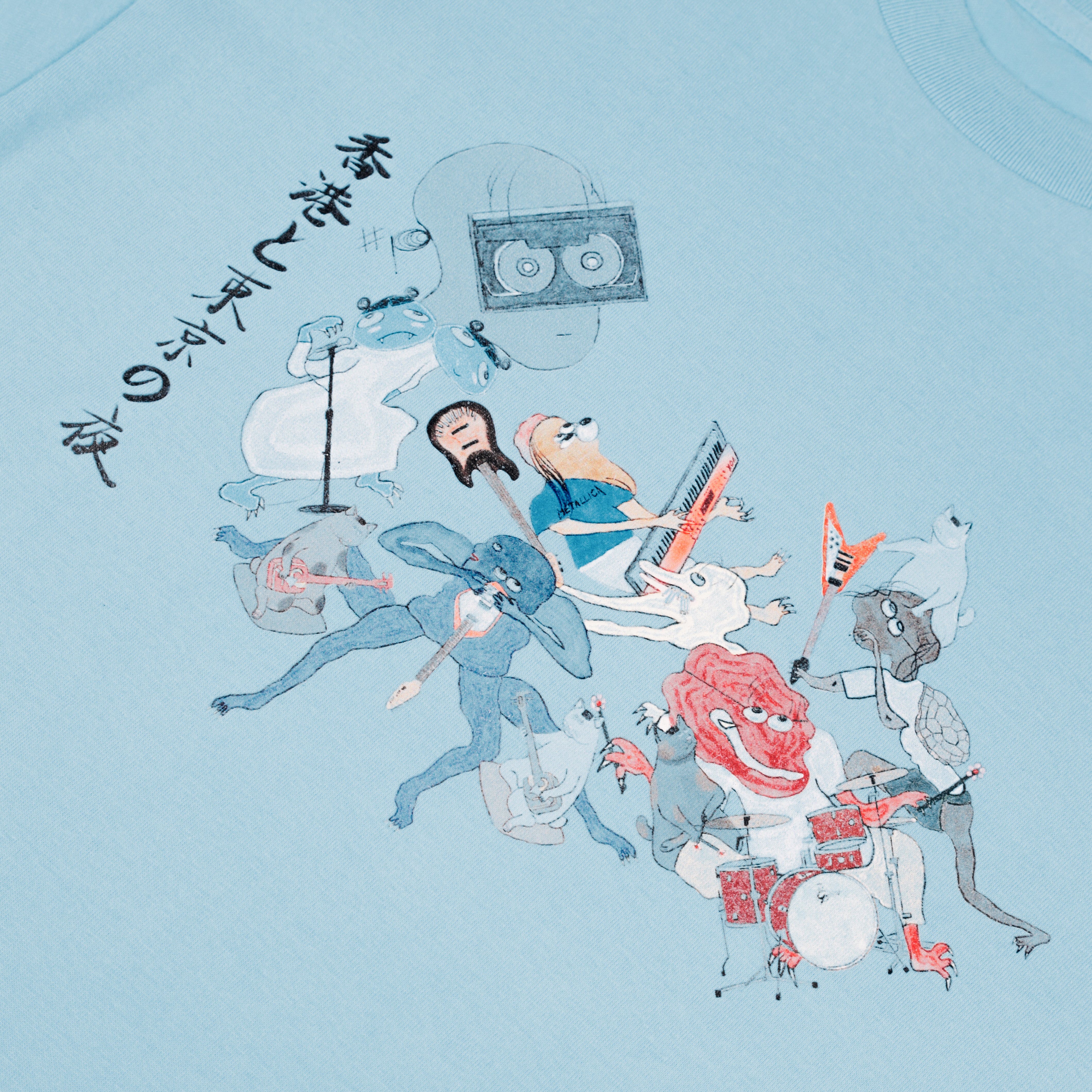 香港記念 東京と香港の夜 T-shirt [Blue] – Science Noodles