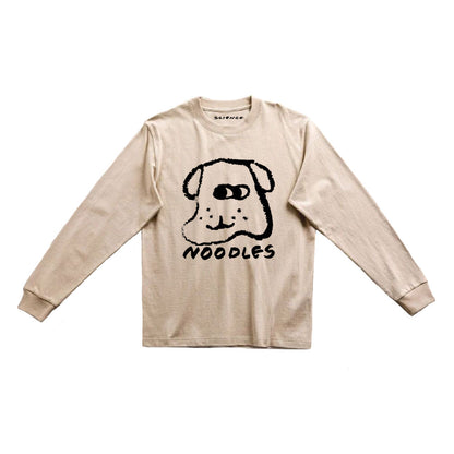 Noddles Dog Long Sleeve T-shirt [Sand]